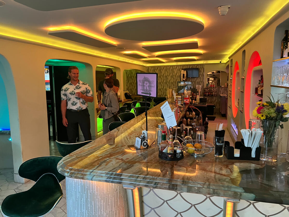 The Dragon Bar, one of three bars at the Bisbee Royale, home of the Royale Film Festival