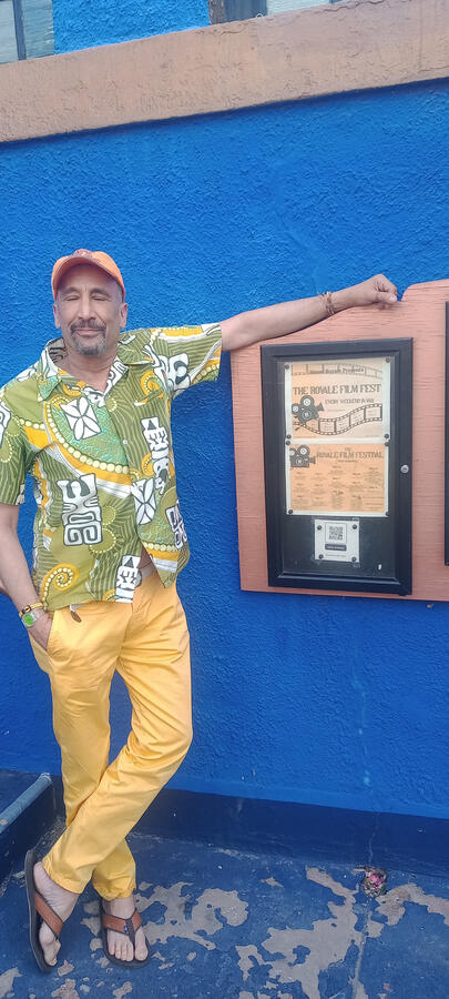 Hollywood actor/writer Richard Tanner attends the Royale Film Festival for a screening of his short, The Miracle of You