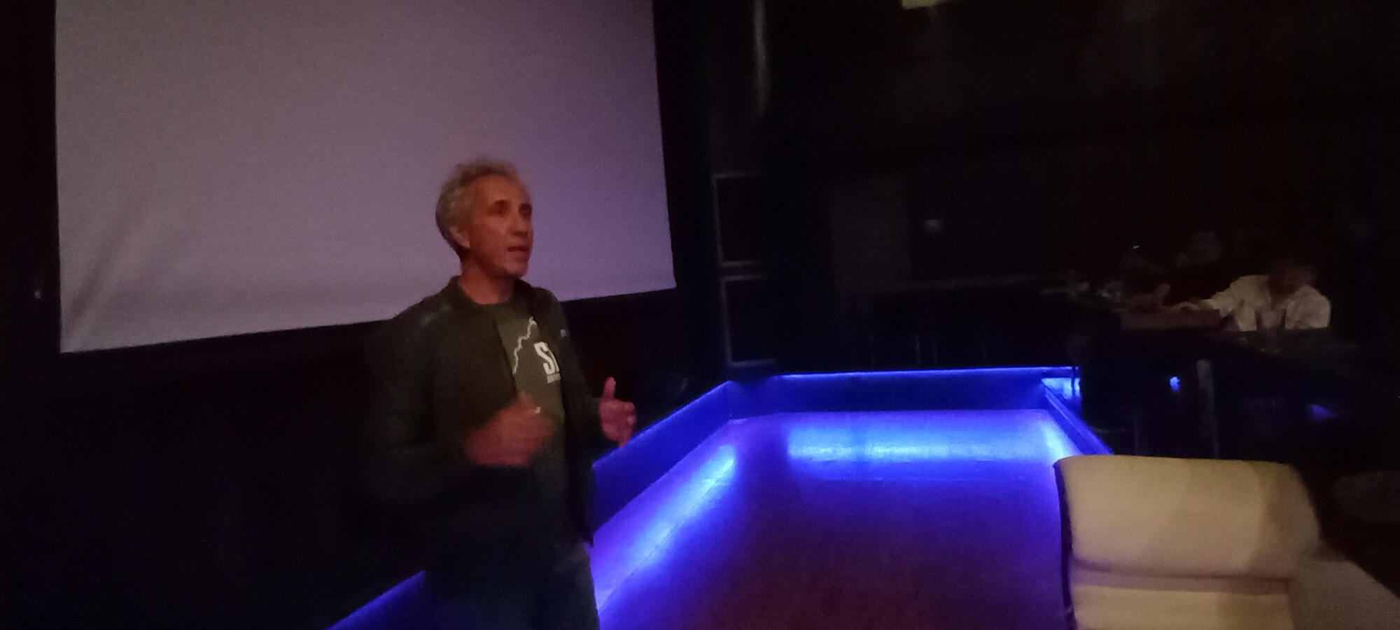 Filmmaker Sterling Noren unveils the latest chapter in his Backcountry Discovery Route series at a pre-festival private screening